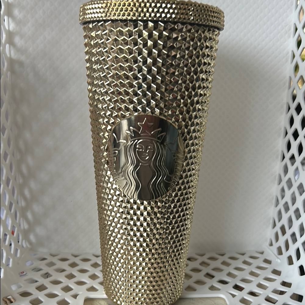 Starbucks Gold Studded Tumbler